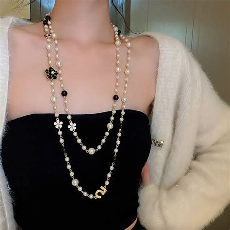 chanel necklace dupe amazon|chanel knock off necklace.